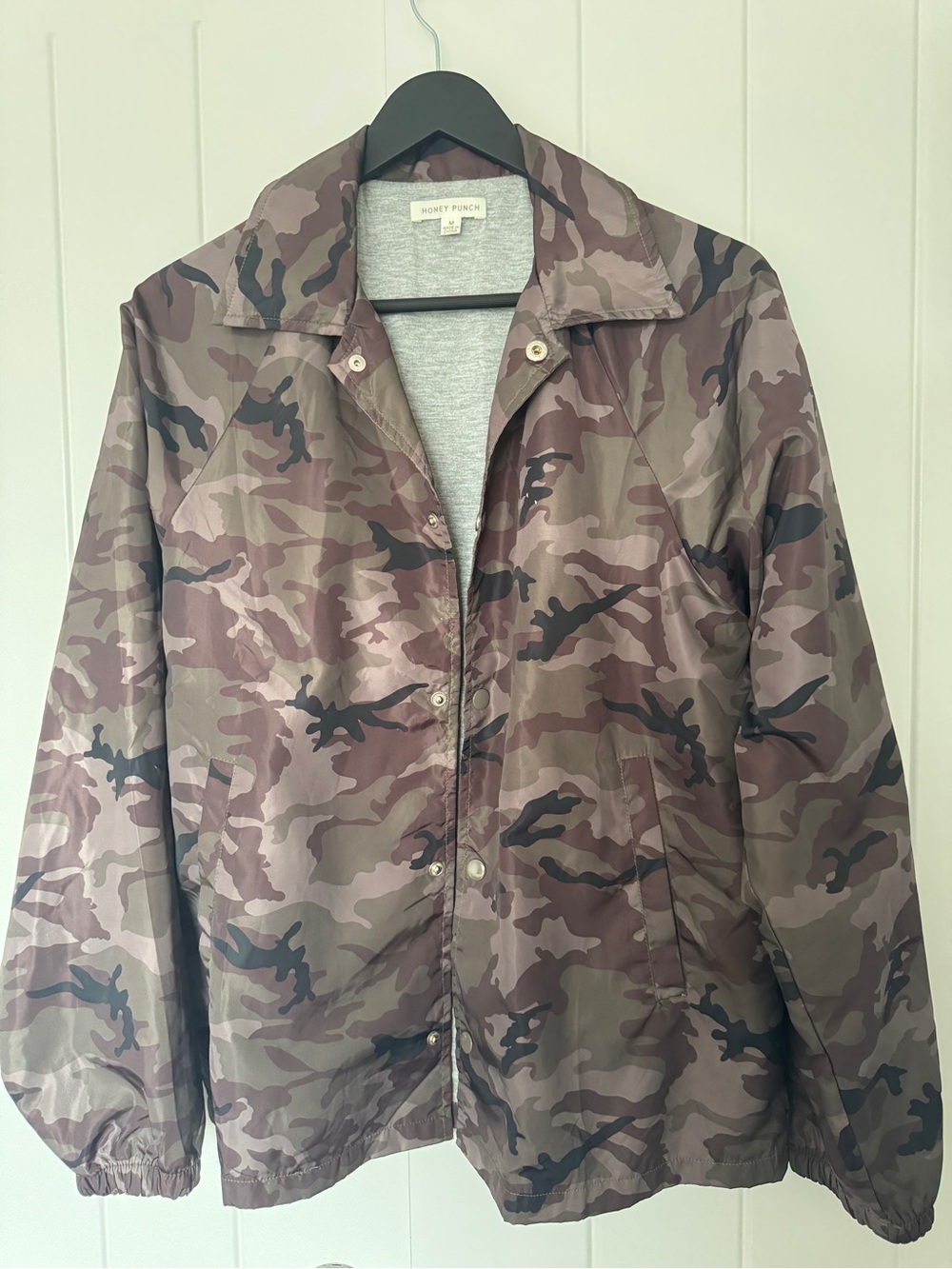 Honey Punch | Camouflage Windbreaker